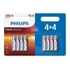 PHILIPS Power αλκαλικές μπαταρίες LR03P8BP/5, AAA LR03 1.5V, 8τμχ | Μπαταρίες | elabstore.gr