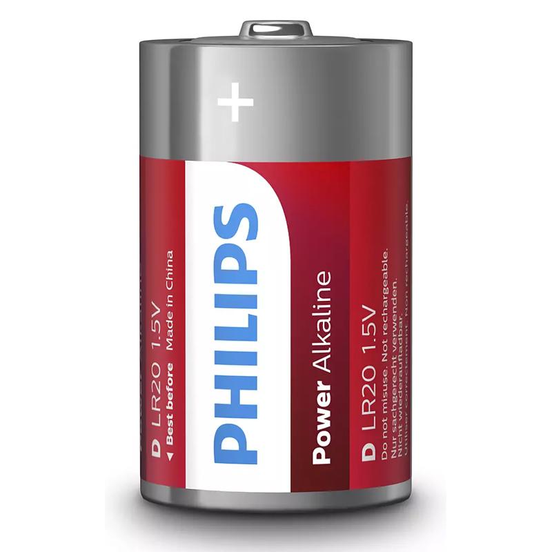 PHILIPS Power αλκαλικές μπαταρίες LR20P2B/10, Mono D LR20 1.5V, 2τμχ | eLabstore.gr PHILIPS Power αλκαλικές μπαταρίες LR20P2B/10, Mono D LR20 1.5V, 2τμχ | Μπαταρίες | elabstore.gr