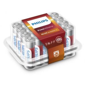 PHILIPS Power αλκαλικές μπαταρίες LR6P24P/10, AA LR6 1.5V, 24τμχ | Μπαταρίες | elabstore.gr