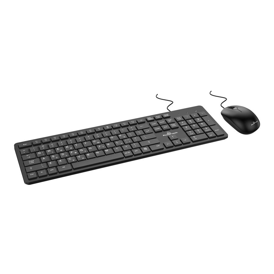 POWERTECH set ποντίκι & πληκτρολόγιο PT-838, ενσύρματο, 1000dpi, μαύρο | eLabstore.gr POWERTECH set ποντίκι & πληκτρολόγιο PT-838, ενσύρματο, 1000dpi, μαύρο | Συνοδευτικά PC | elabstore.gr