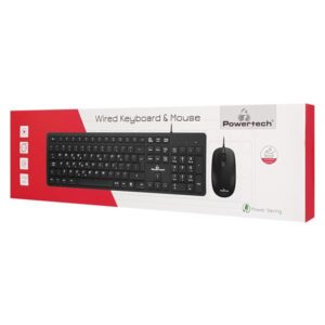 POWERTECH set ποντίκι & πληκτρολόγιο PT-838, ενσύρματο, 1000dpi, μαύρο | eLabstore.gr POWERTECH set ποντίκι & πληκτρολόγιο PT-838, ενσύρματο, 1000dpi, μαύρο | Συνοδευτικά PC | elabstore.gr