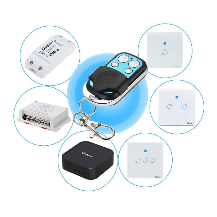 SONOFF remote controller RF 433MHz, 4-button | eLabstore.gr SONOFF remote controller RF 433MHz, 4-button | Οικιακές & Προσωπικές Συσκευές | elabstore.gr