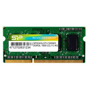 SILICON POWER Μνήμη DDR3L SODimm , 4GB, 1600MHz, PC3L-12800, CL11, 1.35v | PC & Αναβάθμιση | elabstore.gr