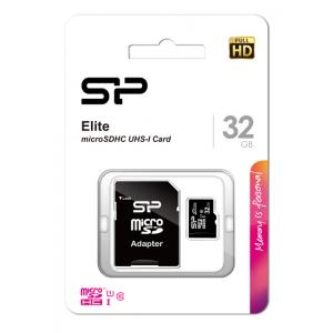 SILICON POWER κάρτα μνήμης Elite microSDXC UHS-1, 32GB, Class 10 | Συνοδευτικά PC | elabstore.gr