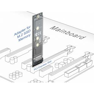 POWERTECH κάρτα επέκτασης PCIe σε M.2 Key M TOOL-0044, NVMe | PC & Αναβάθμιση | elabstore.gr
