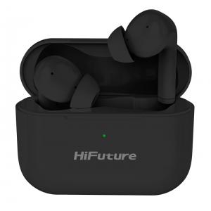 HIFUTURE earphones TrueAir ANC, true wireless, με θήκη φόρτισης, μαύρα | Αξεσουάρ κινητών | elabstore.gr