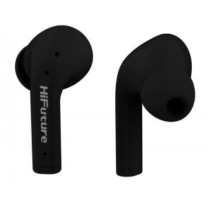 HIFUTURE earphones TrueAir ANC, true wireless, με θήκη φόρτισης, μαύρα | Αξεσουάρ κινητών | elabstore.gr
