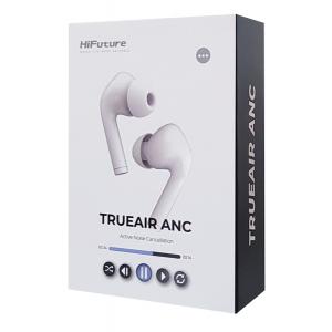 HIFUTURE earphones TrueAir ANC, true wireless, με θήκη φόρτισης, μαύρα | eLabstore.gr