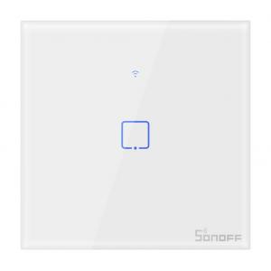 SONOFF smart διακόπτης ΤΧ-T2EU1C, αφής, μονός, λευκός | Οικιακές & Προσωπικές Συσκευές | elabstore.gr
