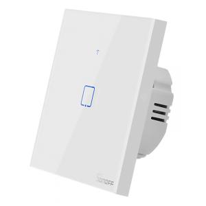 SONOFF smart διακόπτης ΤΧ-T2EU1C, αφής, μονός, λευκός | Οικιακές & Προσωπικές Συσκευές | elabstore.gr