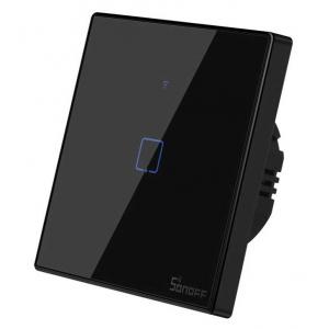 SONOFF smart διακόπτης ΤΧ-T3EU1C, αφής, μονός, μαύρος | Οικιακές & Προσωπικές Συσκευές | elabstore.gr