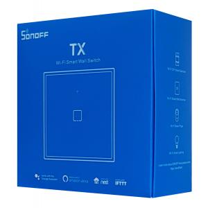 SONOFF smart διακόπτης ΤΧ-T3EU1C, αφής, μονός, μαύρος | Οικιακές & Προσωπικές Συσκευές | elabstore.gr