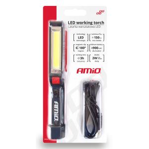 AMIO LED φακός WT04 με μαγνητική βάση και κλιπ, 150 lumens, 900mAh | Φωτισμός | elabstore.gr