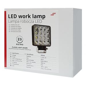 AMIO LED προβολέας AWL10, τετράγωνος, 3800lm, IP67, 48W, 9-36V | eLabstore.gr AMIO LED προβολέας AWL10, τετράγωνος, 3800lm, IP67, 48W, 9-36V | Φωτισμός | elabstore.gr