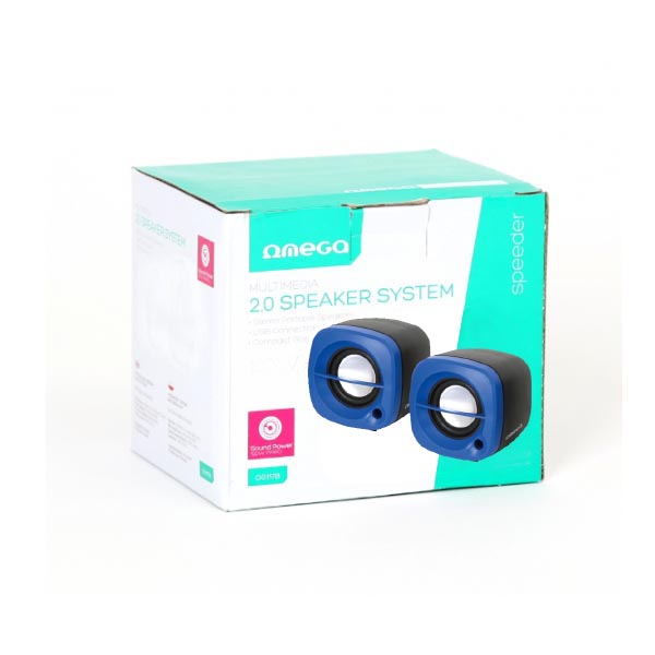 Omega Ηχείο 2.0 Channel 6W OG15BL | eLabstore.gr Omega Ηχείο 2.0 Channel 6W OG15BL | Περιφερειακά | elabstore.gr