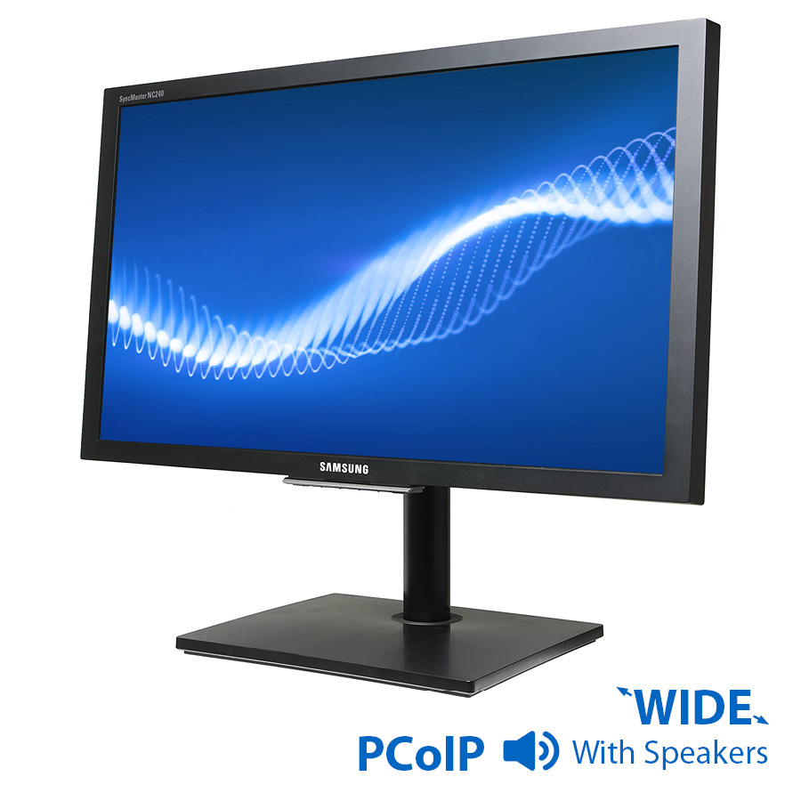 Used Monitor NC240 PCoIP TFT/Samsung/24/1920x1080 Full HD/Wide/w/Speakers/Black/VGA | eLabstore.gr Used Monitor NC240 PCoIP TFT/Samsung/24/1920x1080 Full HD/Wide/w/Speakers/Black/VGA | Refurbished | elabstore.gr