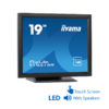 Used Monitor Touchscreen ProliteT1931SR-B1 LED/liyama/19"/1280x1024/Black/w/Speakers/DVI/VGA/USB | Refurbished | elabstore.gr