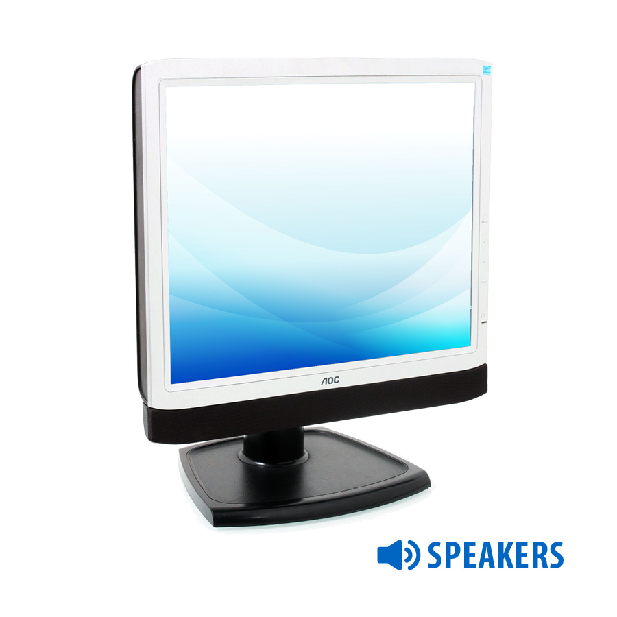 Used Monitor LM729 TFT/AOC /17"/1280 x 1024/Silver/Black/With Speakers/VGA | eLabstore.gr Used Monitor LM729 TFT/AOC /17"/1280 x 1024/Silver/Black/With Speakers/VGA | Refurbished | elabstore.gr