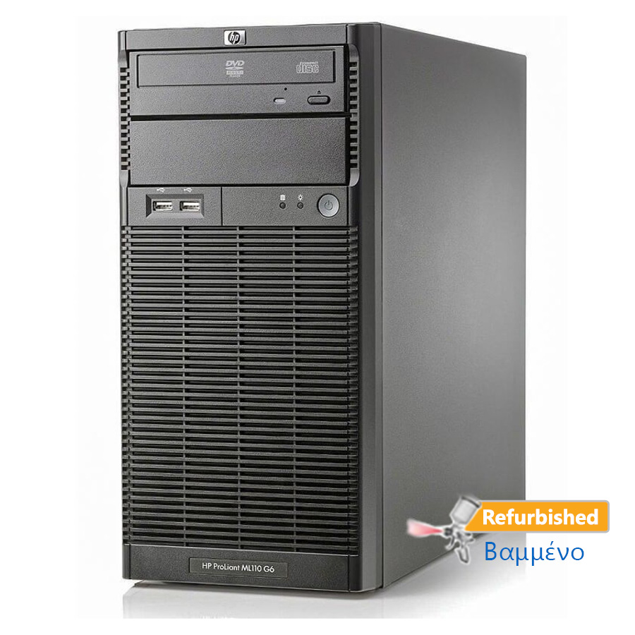 HP Proliant ML110G6 Server Tower E3-1220/8GB DDR3/250GB/DVD Grade A+ Refurbished PC | eLabstore.gr HP Proliant ML110G6 Server Tower E3-1220/8GB DDR3/250GB/DVD Grade A+ Refurbished PC | Refurbished | elabstore.gr