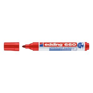 EDDING μαρκαδόρος ασπροπίνακα 660, επαναγεμιζόμενος, κόκκινος | Αναλώσιμα - Είδη Γραφείου | elabstore.gr