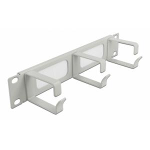 DELOCK Cable Managment 66541, 10", 3 θέσεων, 1U, με βούρτσα προστασίας | Εξοπλισμός IT | elabstore.gr