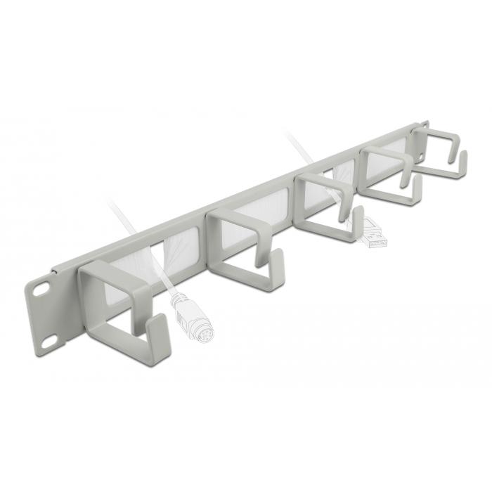 DELOCK Cable Managment 66544, 19", 5 θέσεων, 1U, με βούρτσα προστασίας | eLabstore.gr DELOCK Cable Managment 66544, 19", 5 θέσεων, 1U, με βούρτσα προστασίας | Εξοπλισμός IT | elabstore.gr
