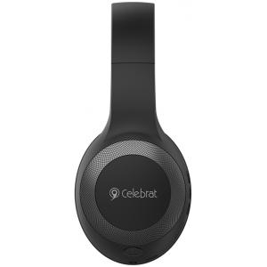 CELEBRAT headphones με μικρόφωνο A23-ΒΚ, bluetooth, 40mm, μαύρο | Αξεσουάρ κινητών | elabstore.gr