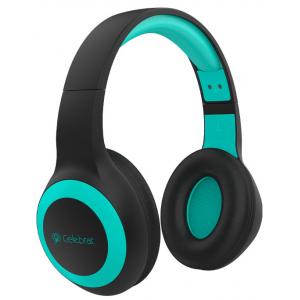 CELEBRAT headphones με μικρόφωνο A23-BL, bluetooth, 40mm, μαύρο-μπλε | Αξεσουάρ κινητών | elabstore.gr