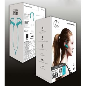 AUDIO-TECHNICA bluetooth earphones ATH-SPORT50BT, 9mm, πράσινα | Αξεσουάρ κινητών | elabstore.gr