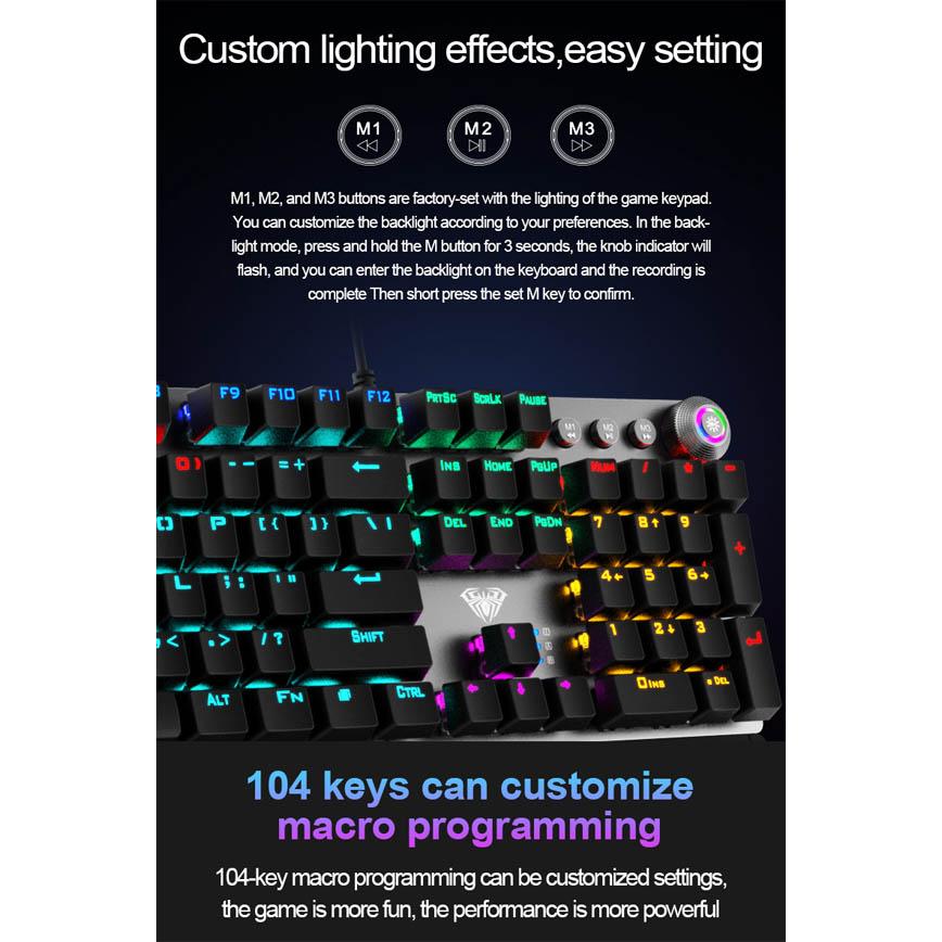 AULA Gaming πληκτρολόγιο F2058, RGB φωτισμός, μηχανικά πλήκτρα, μαύρο | eLabstore.gr AULA Gaming πληκτρολόγιο F2058, RGB φωτισμός, μηχανικά πλήκτρα, μαύρο | Συνοδευτικά PC | elabstore.gr