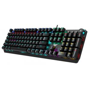 AULA Gaming πληκτρολόγιο F2066-Ι, RGB φωτισμός, μηχανικά πλήκτρα, μαύρο | Συνοδευτικά PC | elabstore.gr