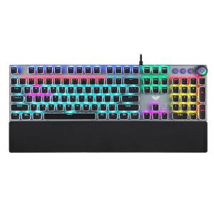 AULA Gaming πληκτρολόγιο F2088, RGB φωτισμός, μηχανικά πλήκτρα, ασημί | Συνοδευτικά PC | elabstore.gr