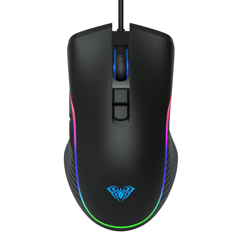 AULA ενσύρματο gaming ποντίκι Wind F806, 2400DPI, 7 πλήκτρα, RGB, μαύρο | eLabstore.gr AULA ενσύρματο gaming ποντίκι Wind F806, 2400DPI, 7 πλήκτρα, RGB, μαύρο | Συνοδευτικά PC | elabstore.gr