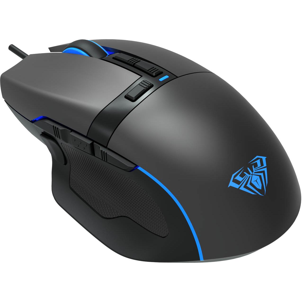 AULA ενσύρματο gaming ποντίκι Wind F808, 4200DPI, 10 πλήκτρα, RGB, μαύρο | eLabstore.gr AULA ενσύρματο gaming ποντίκι Wind F808, 4200DPI, 10 πλήκτρα, RGB, μαύρο | Συνοδευτικά PC | elabstore.gr