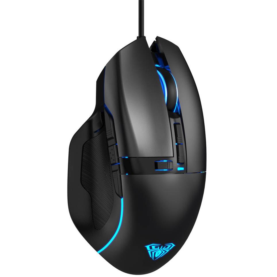AULA ενσύρματο gaming ποντίκι Wind F808, 4200DPI, 10 πλήκτρα, RGB, μαύρο | eLabstore.gr AULA ενσύρματο gaming ποντίκι Wind F808, 4200DPI, 10 πλήκτρα, RGB, μαύρο | Συνοδευτικά PC | elabstore.gr