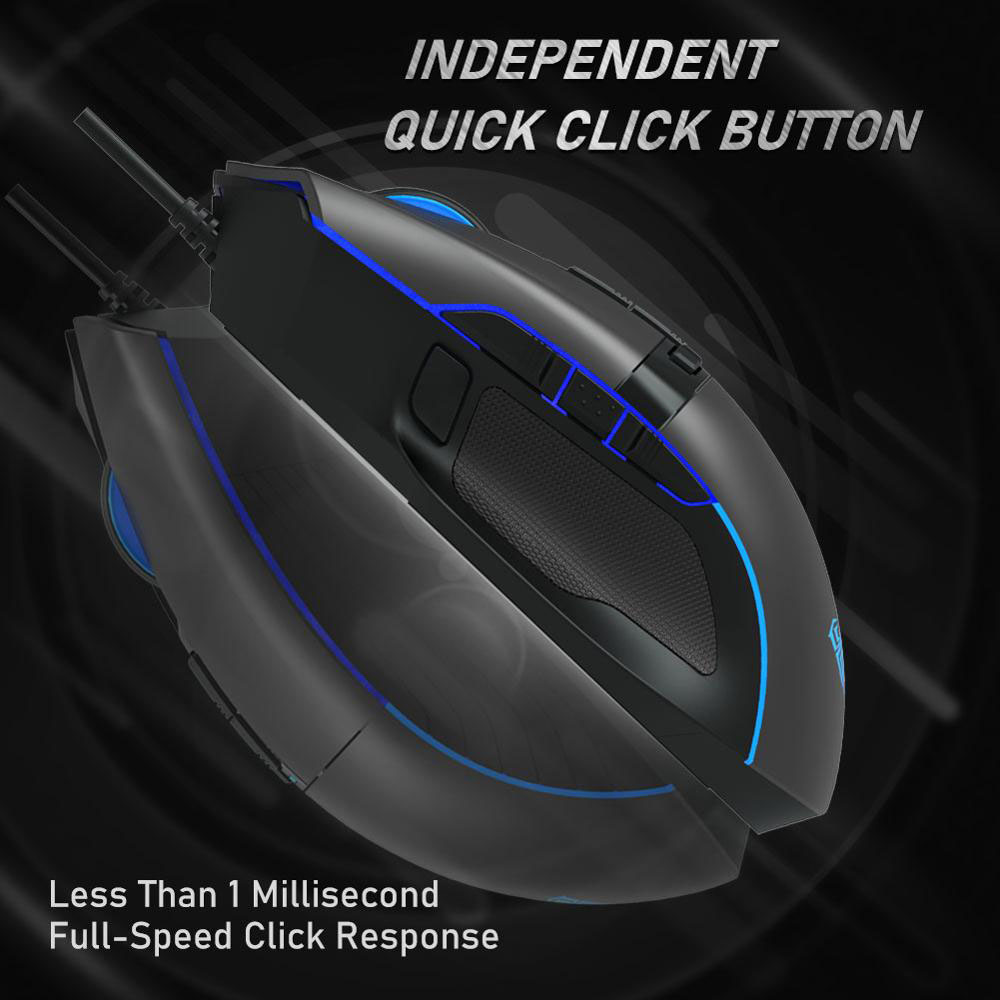 AULA ενσύρματο gaming ποντίκι Wind F808, 4200DPI, 10 πλήκτρα, RGB, μαύρο | eLabstore.gr AULA ενσύρματο gaming ποντίκι Wind F808, 4200DPI, 10 πλήκτρα, RGB, μαύρο - Image 6