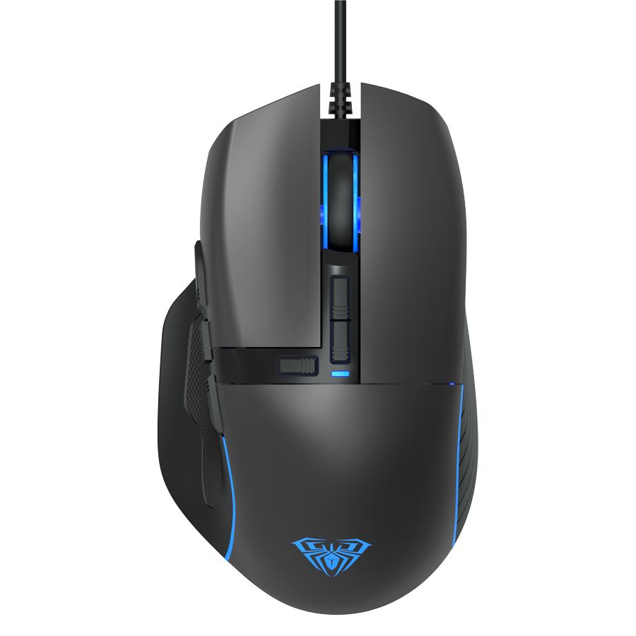 AULA ενσύρματο gaming ποντίκι Wind F808, 4200DPI, 10 πλήκτρα, RGB, μαύρο | eLabstore.gr AULA ενσύρματο gaming ποντίκι Wind F808, 4200DPI, 10 πλήκτρα, RGB, μαύρο | Συνοδευτικά PC | elabstore.gr
