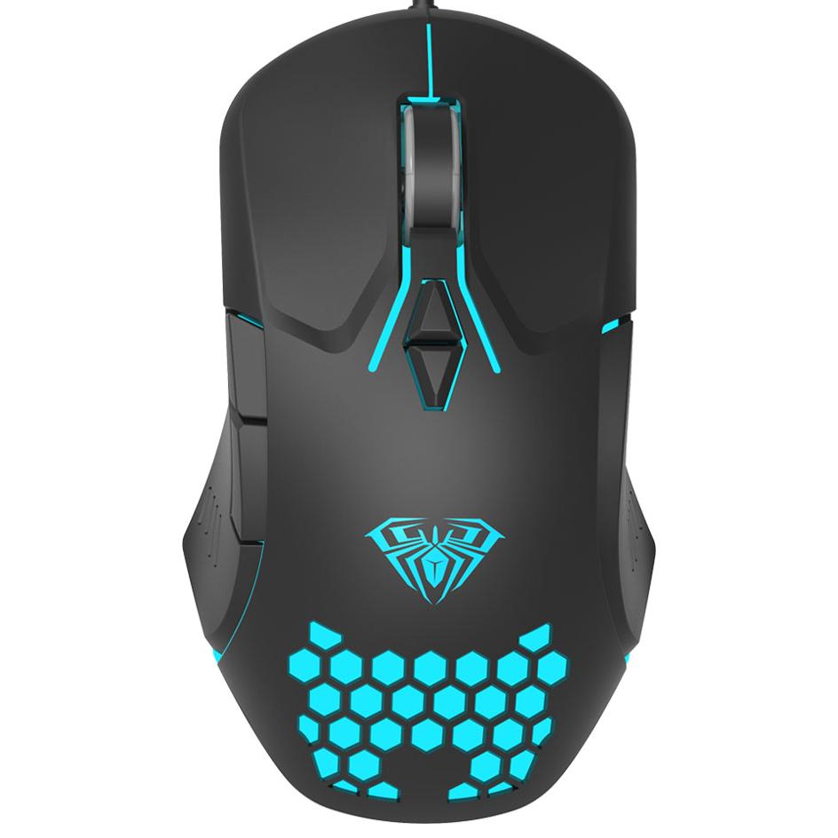 AULA ενσύρματο gaming ποντίκι Wind F809, 3200DPI, 7 πλήκτρα, RGB, μαύρο | eLabstore.gr AULA ενσύρματο gaming ποντίκι Wind F809, 3200DPI, 7 πλήκτρα, RGB, μαύρο | Συνοδευτικά PC | elabstore.gr