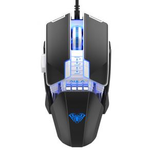 AULA ενσύρματο gaming ποντίκι Fire Η508, 4800DPI, 7 πλήκτρα, μαύρο | Συνοδευτικά PC | elabstore.gr