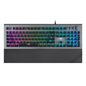 AULA Gaming πληκτρολόγιο L2098, RGB φωτισμός, μηχανικά πλήκτρα, μαύρο | Συνοδευτικά PC | elabstore.gr