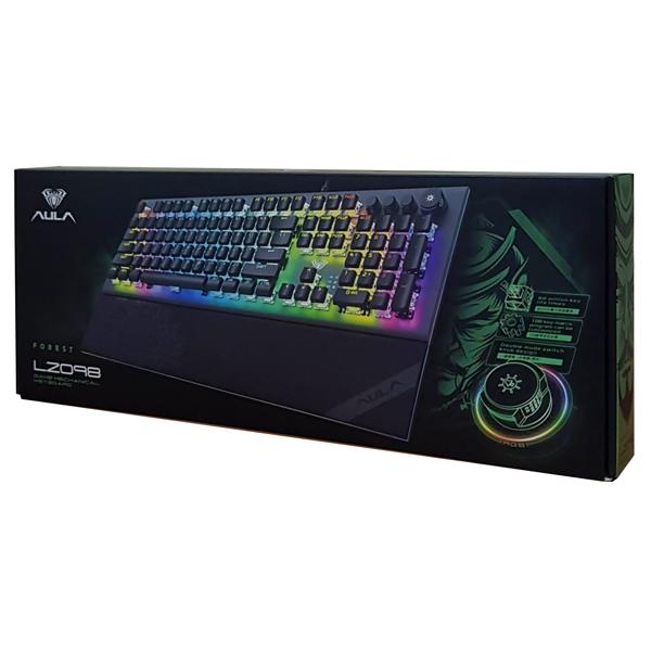 AULA Gaming πληκτρολόγιο L2098, RGB φωτισμός, μηχανικά πλήκτρα, μαύρο | eLabstore.gr AULA Gaming πληκτρολόγιο L2098, RGB φωτισμός, μηχανικά πλήκτρα, μαύρο | Συνοδευτικά PC | elabstore.gr