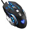 AULA ενσύρματο gaming ποντίκι Mountain S20, 2400DPI, 6 πλήκτρα, μαύρο | Συνοδευτικά PC | elabstore.gr