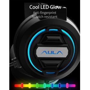 AULA gaming headset Mountain S603, RGB, USB/3.5mm, 50mm, μαύρο | eLabstore.gr AULA gaming headset Mountain S603, RGB, USB/3.5mm, 50mm, μαύρο | Συνοδευτικά PC | elabstore.gr