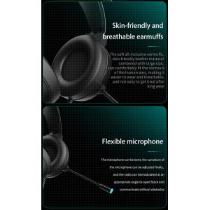 AULA gaming headset Mountain S603, RGB, USB/3.5mm, 50mm, μαύρο | eLabstore.gr AULA gaming headset Mountain S603, RGB, USB/3.5mm, 50mm, μαύρο | Συνοδευτικά PC | elabstore.gr