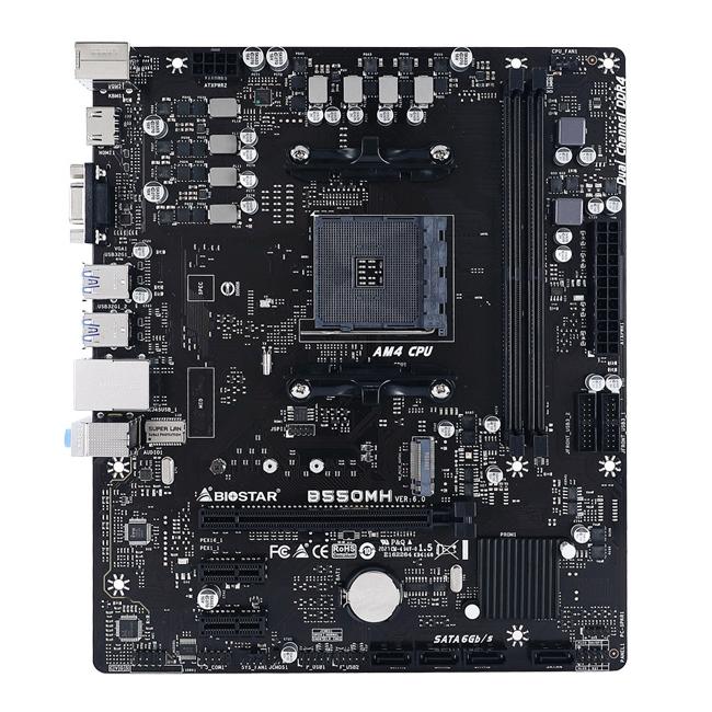 BIOSTAR Μητρική B550MH, 2x DDR4, AM4, USB 3.2, uATX, HDMI, Ver. 6.0 | eLabstore.gr BIOSTAR Μητρική B550MH, 2x DDR4, AM4, USB 3.2, uATX, HDMI, Ver. 6.0 | PC & Αναβάθμιση | elabstore.gr