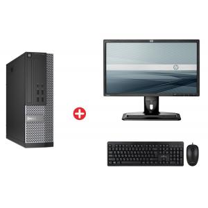 Bundle DELL PC 7020 SFF, HP Οθόνη ZR22W 22" IPS, POWERTECH set PT-678 | Refurbished PC & Parts | elabstore.gr