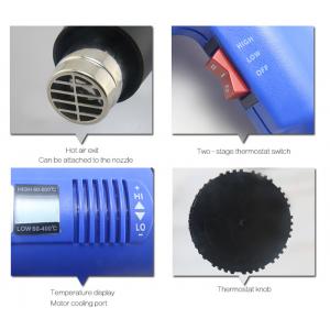 BEST Πιστόλι θερμού αέρα BST-8016D, LCD, 1600W, μπλε | Εργαλεία | elabstore.gr