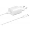 SAMSUNG φορτιστής τοίχου EP-TA800XWEGWW, USB Type-C, 25W 3A, λευκό | Αξεσουάρ κινητών | elabstore.gr