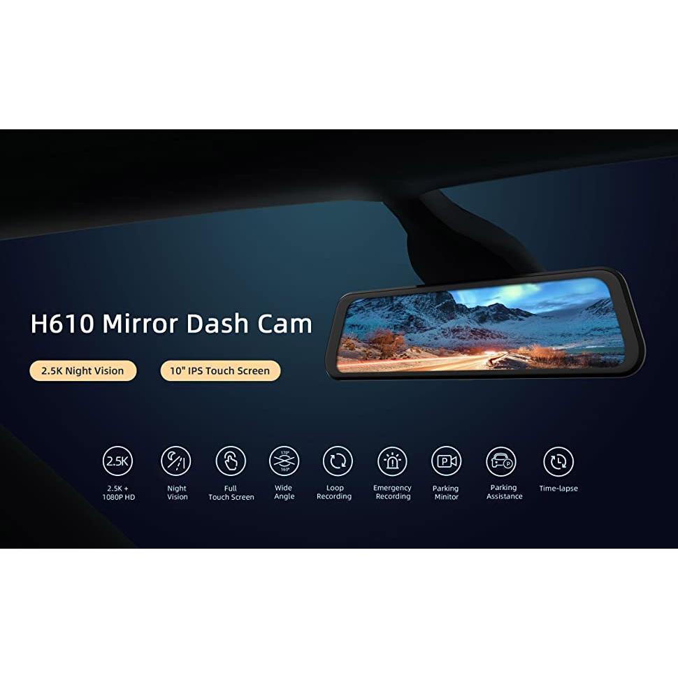 VANTOP καθρέφτης αυτοκινήτου με dash camera Η610, touch screen 10" | eLabstore.gr VANTOP καθρέφτης αυτοκινήτου με dash camera Η610, touch screen 10" | Gadgets | elabstore.gr