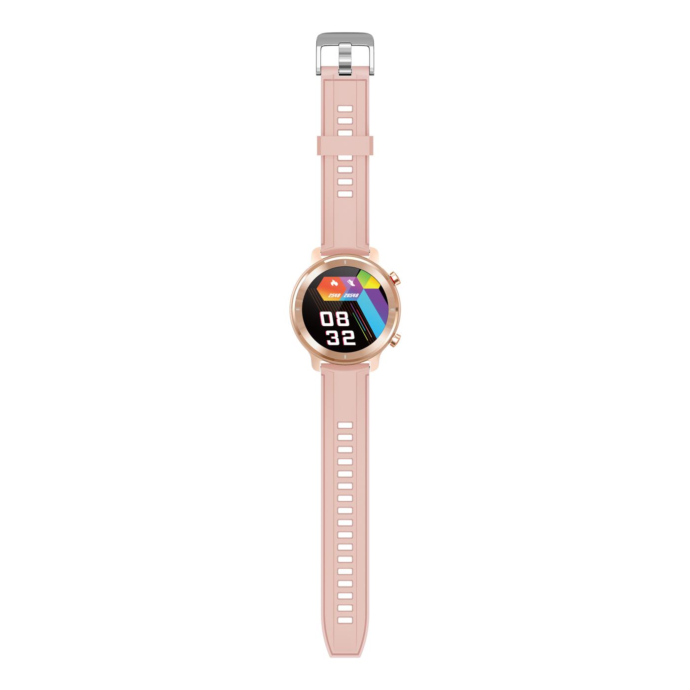 HIFUTURE smartwatch HiWAVE, 1.3", IP68, heart rate monitor, ροζ χρυσό | eLabstore.gr HIFUTURE smartwatch HiWAVE, 1.3", IP68, heart rate monitor, ροζ χρυσό | Mobile Συσκευές | elabstore.gr